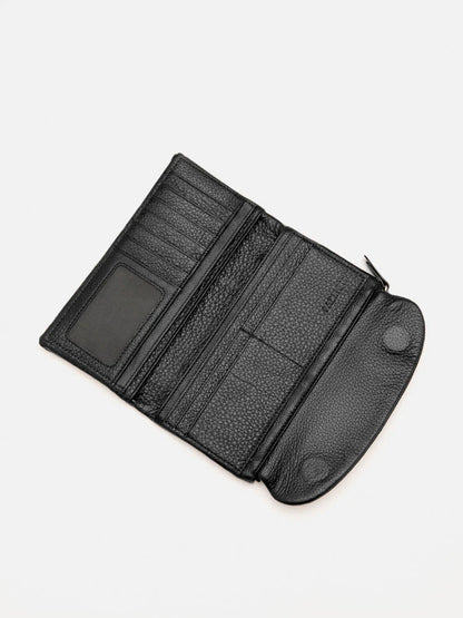 PAZZION, Pauline Leather Pouch, Black