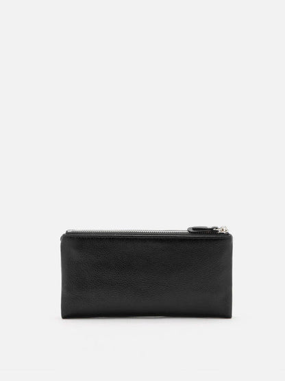 PAZZION, Pauline Leather Pouch, Black