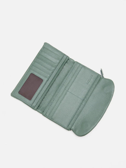 PAZZION, Pauline Leather Pouch, Green