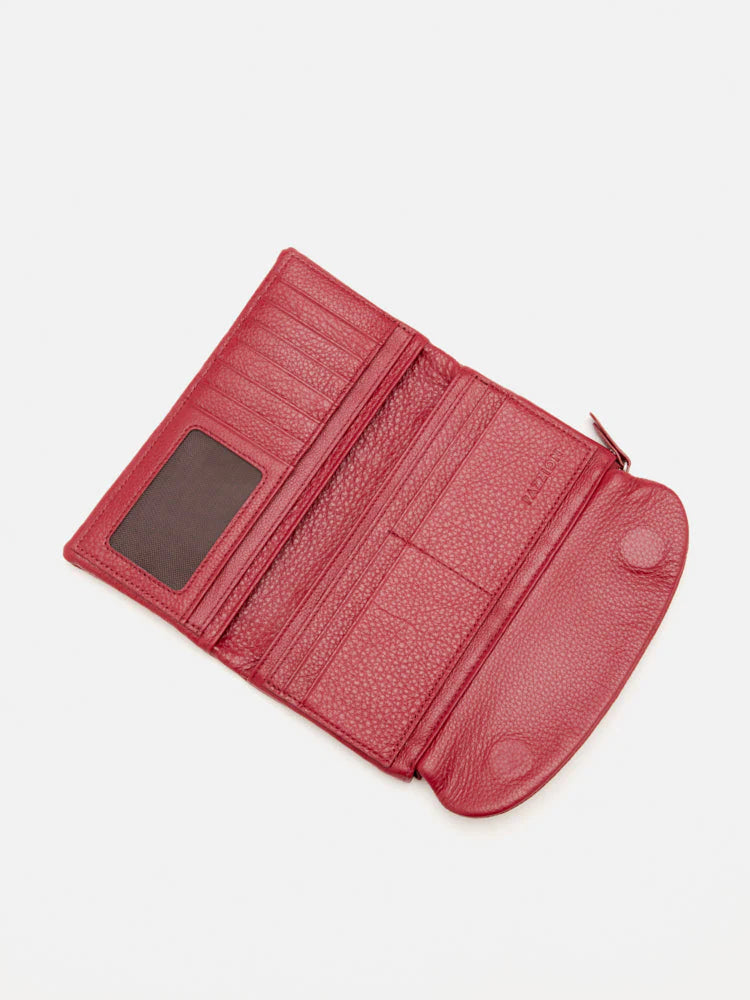 PAZZION, Pauline Leather Pouch, Red