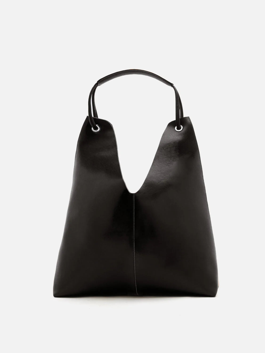 PAZZION, Pennie Centerline Stitch Tote, Black