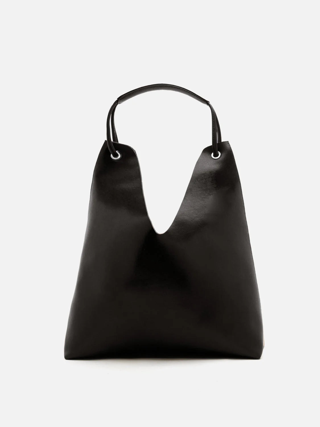 PAZZION, Pennie Centerline Stitch Tote, Black