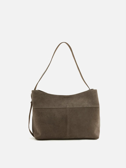 PAZZION, Perylisse Leather Bag, Grey