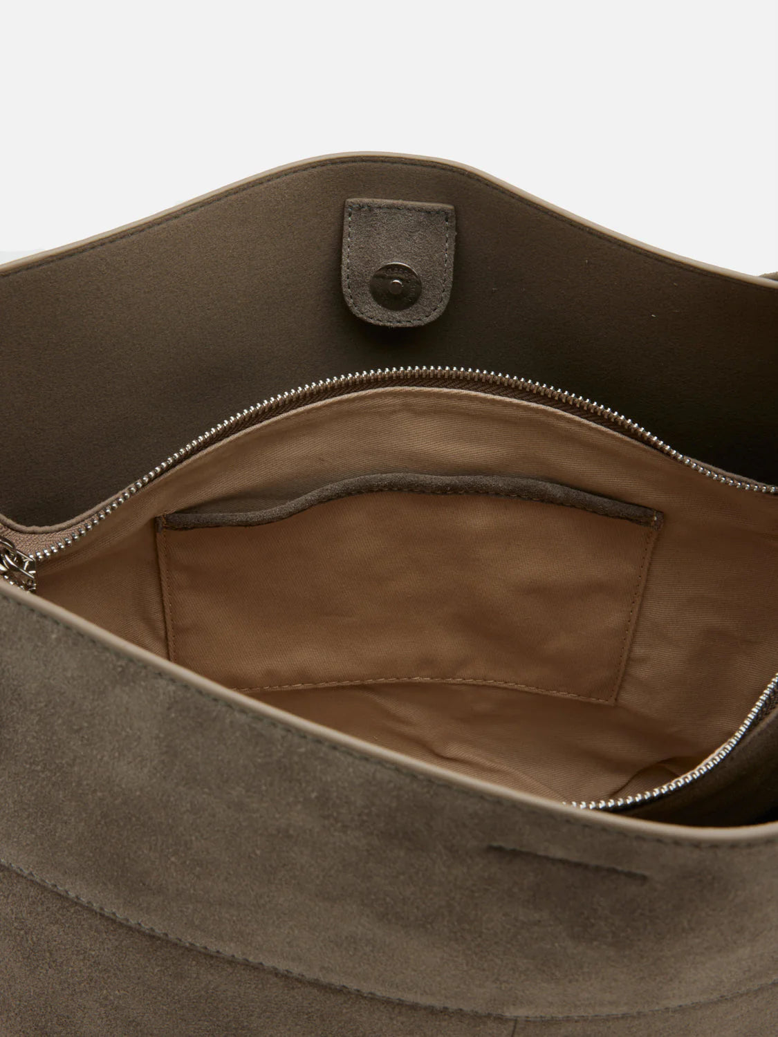 PAZZION, Perylisse Leather Bag, Grey