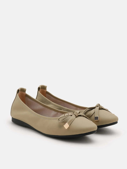 PAZZION, Quinn's Ballerina Flats, Light Green