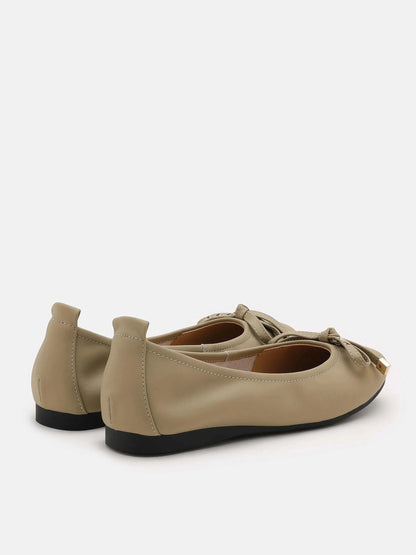 PAZZION, Quinn's Ballerina Flats, Light Green