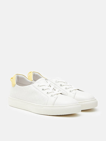 PAZZION, Reagan Contrast Sneakers, Yellow