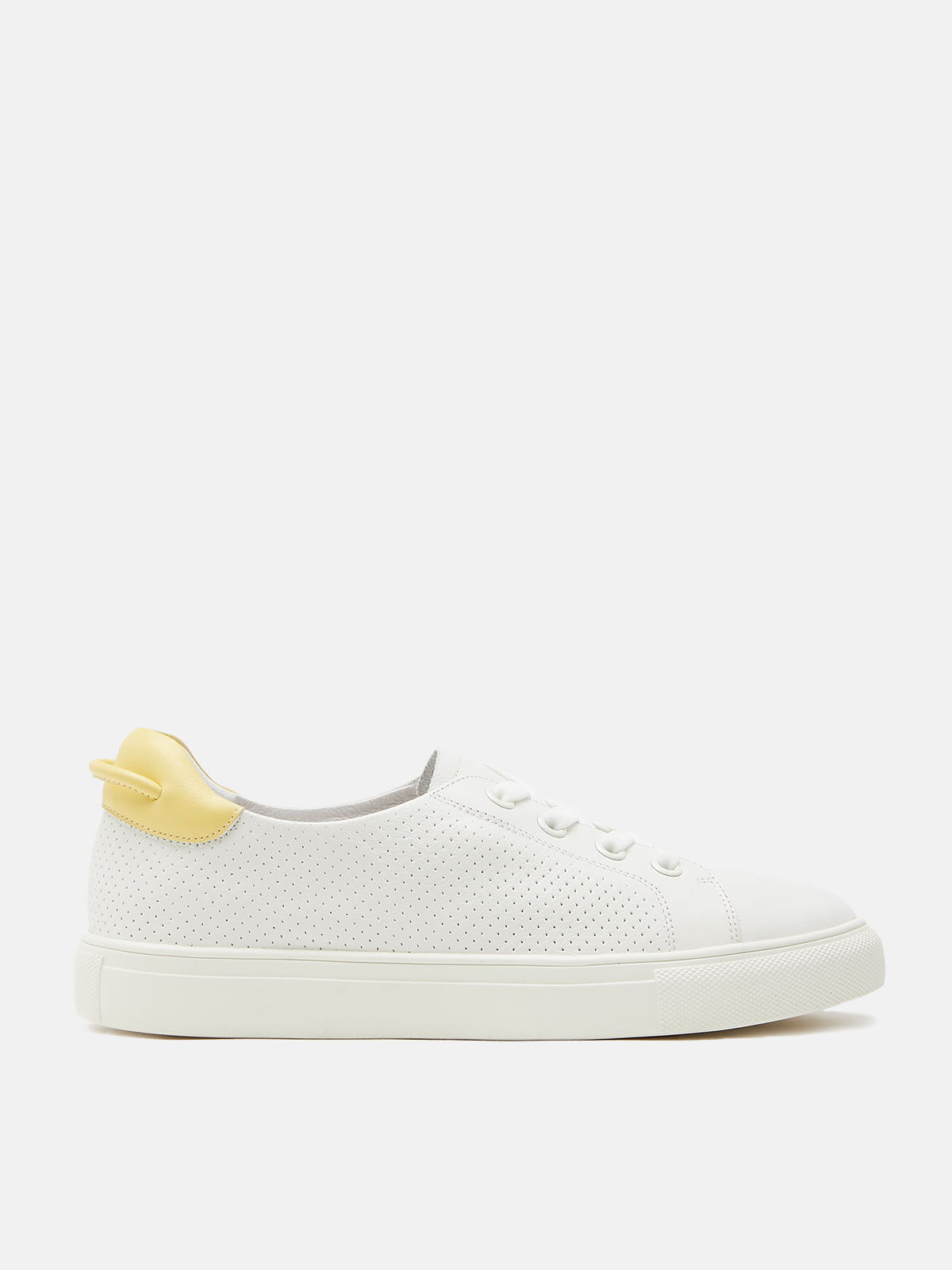 PAZZION, Reagan Contrast Sneakers, Yellow