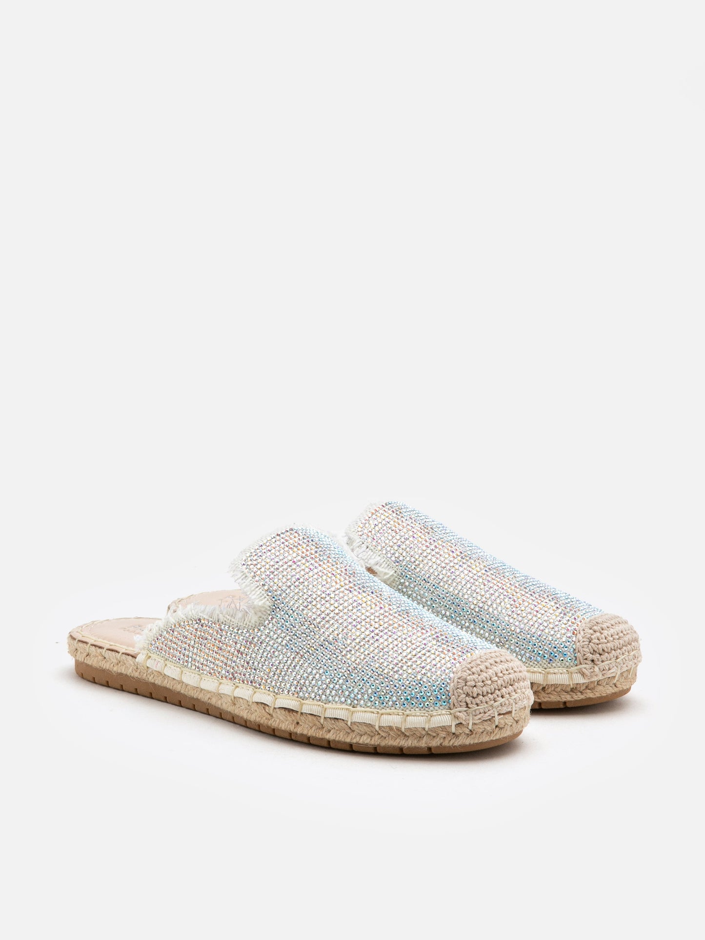 PAZZION, Saline Espadrille Mules, Beige