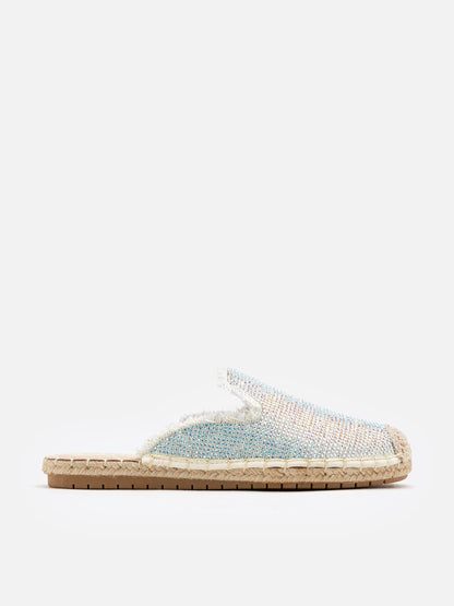 PAZZION, Saline Espadrille Mules, Beige