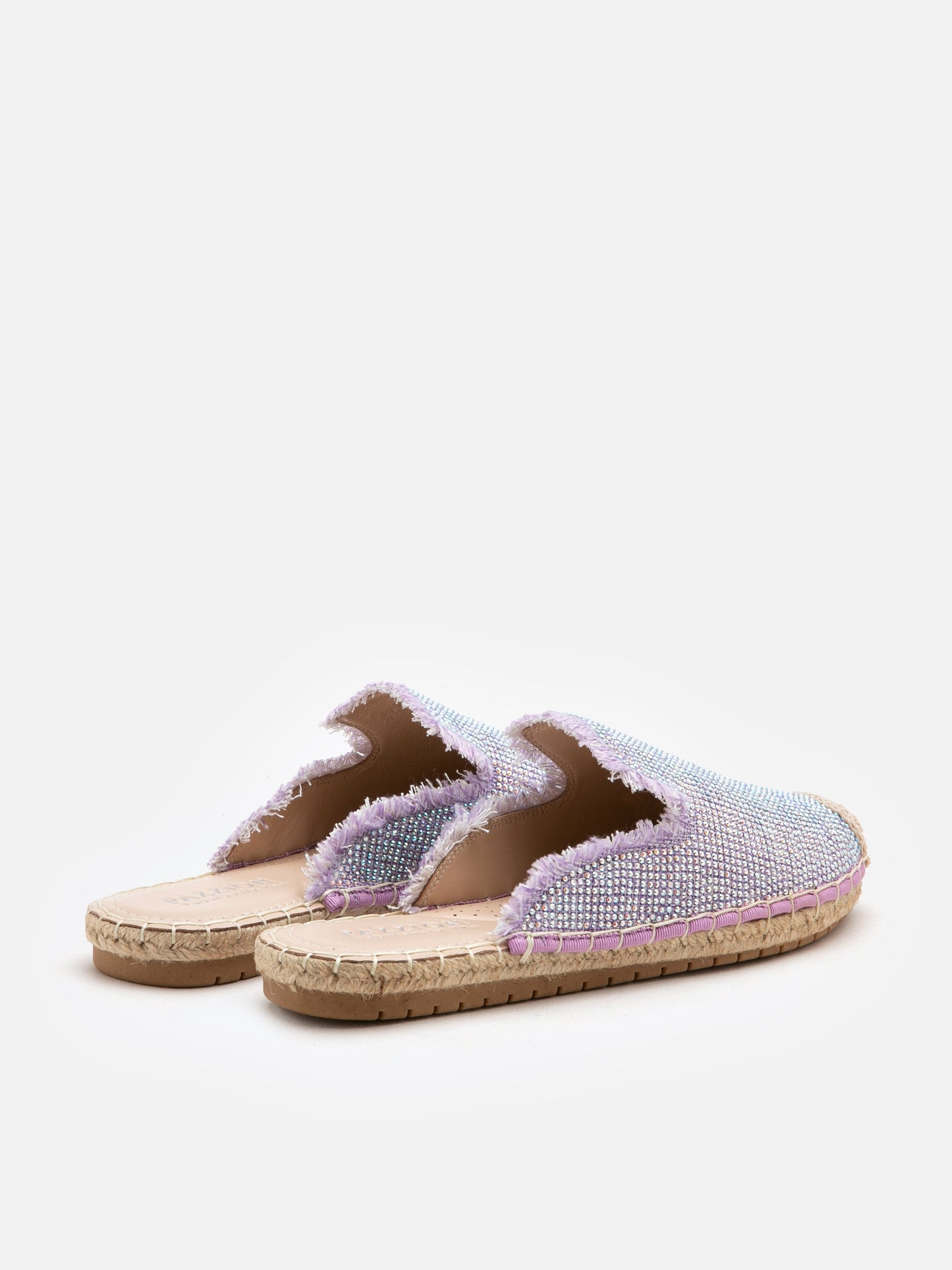 PAZZION, Saline Espadrille Mules, Purple