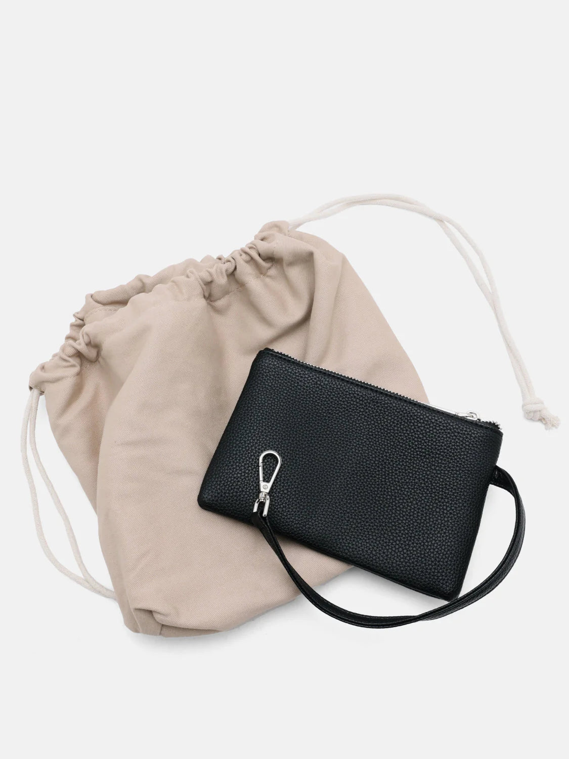 PAZZION, Sierra Knotted Handle Tote, Black