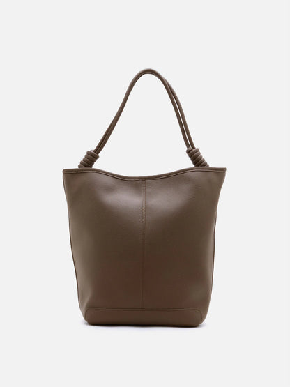PAZZION, Sierra Knotted Handle Tote, Khaki