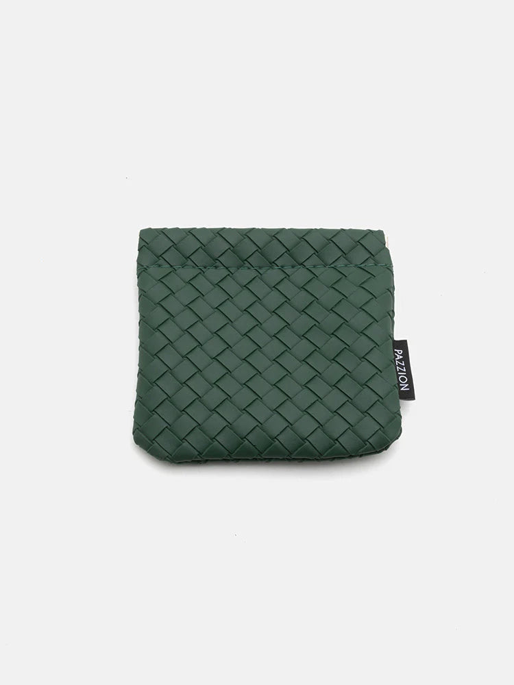 PAZZION, Sirena Leather Coin Purse, Green