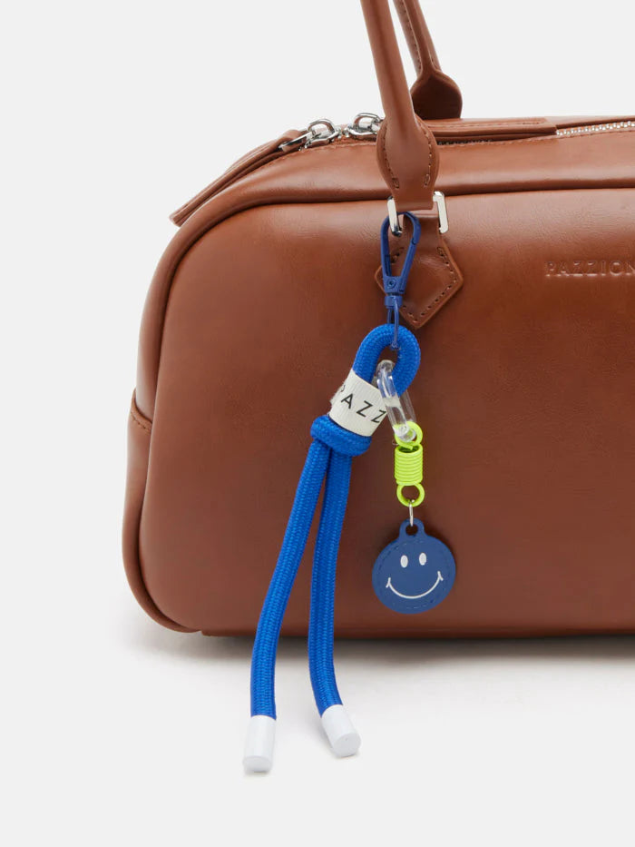 PAZZION, Smiley Brianne Keychain, Blue