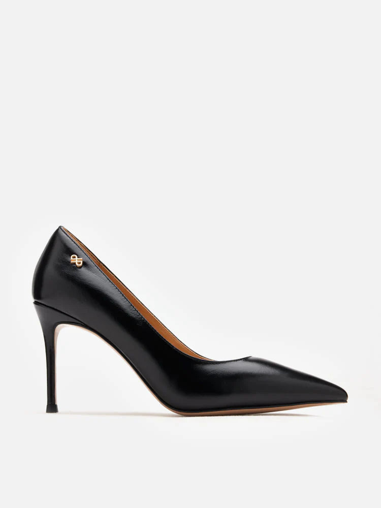 PAZZION, Stefano Patent Stiletto Heels, Black