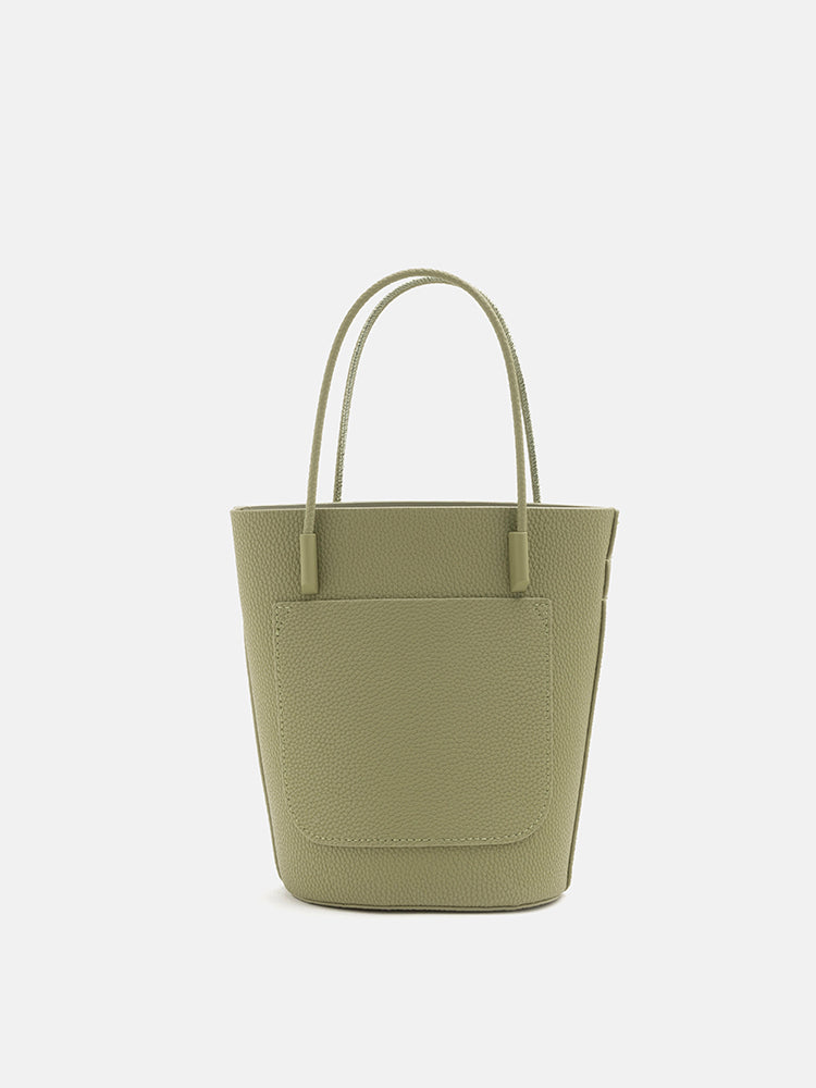 PAZZION, Stormy Garden Bucket Bag, Light Green
