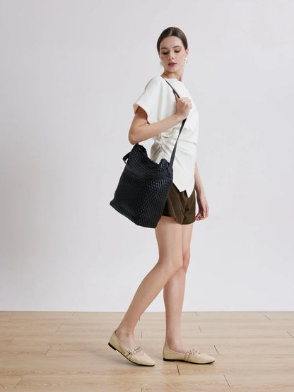 PAZZION, Sydney Studded Double Strap Flats, Yellow