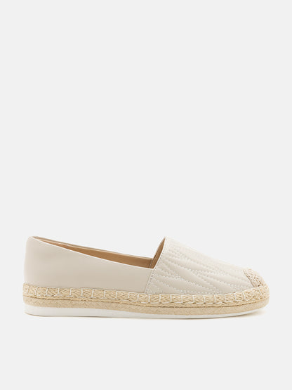 PAZZION, Taryn Leather Espadrilles, Beige