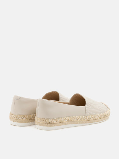 PAZZION, Taryn Leather Espadrilles, Beige