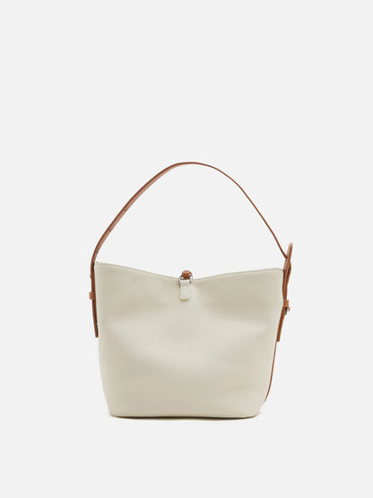 Tate 扣飾牛皮手袋