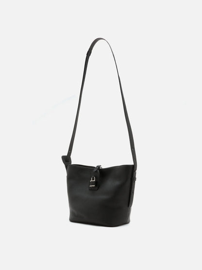 Tate 扣飾牛皮手袋