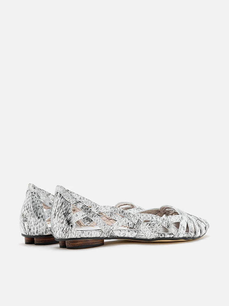 PAZZION, Twyla Weaved Flats, Grey