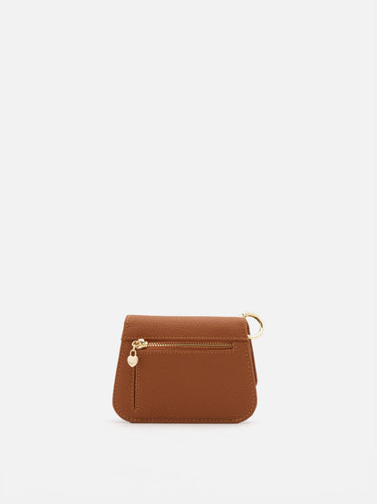 PAZZION, Valeria Compact Wallet, Brown