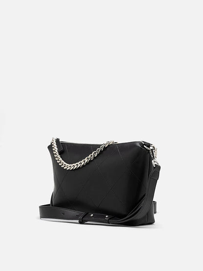 PAZZION, Venetia Chained Bag, Black