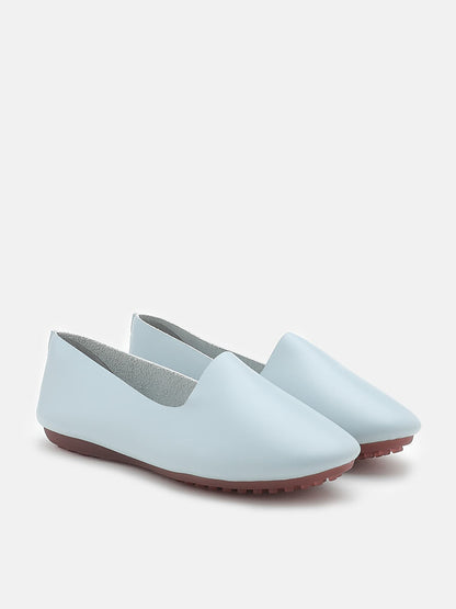 PAZZION, Vida Pastel Moccasins, Blue