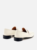 PAZZION, Viera Leather Loafers, Beige