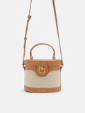 PAZZION, Willow XS Bucket Bag, Almond