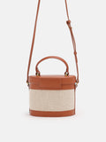 PAZZION, Willow XS Bucket Bag, Brown