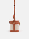 PAZZION, Willow XS Bucket Bag, Brown
