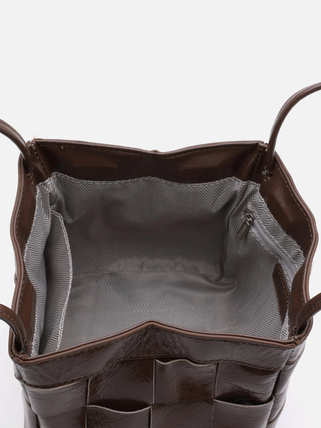 PAZZION, Ziva Woven Bag, Brown