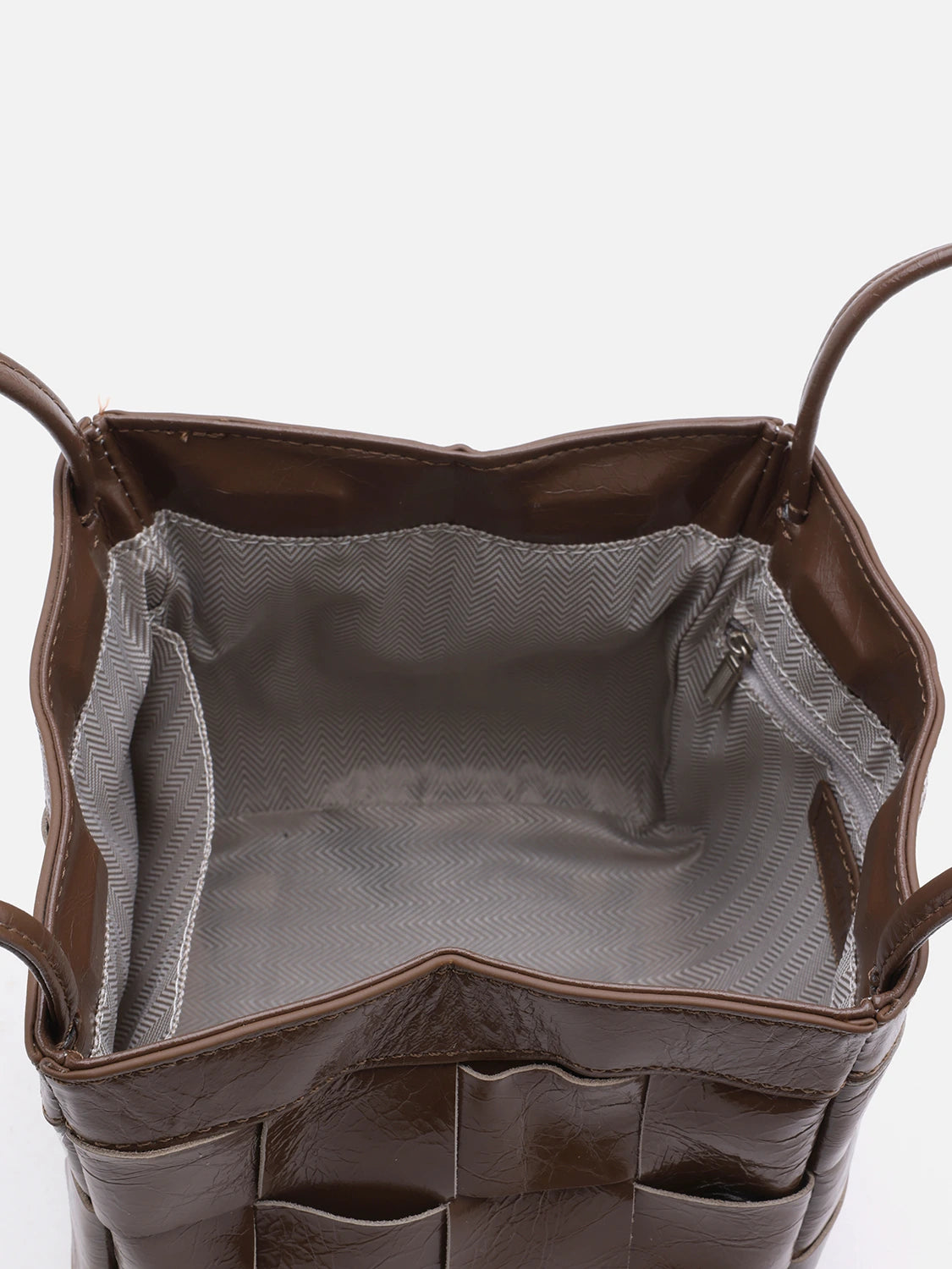 PAZZION, Ziva Woven Bag, Brown