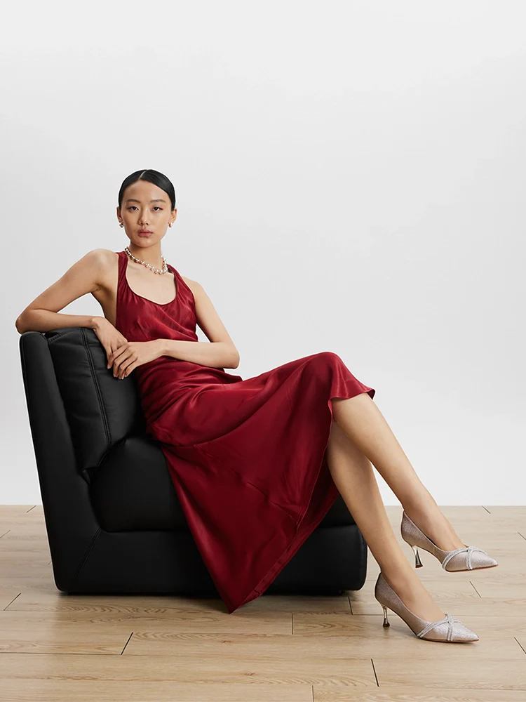 PAZZION, Zoravelle Crystal Embellished Glitter Heels, Champagne