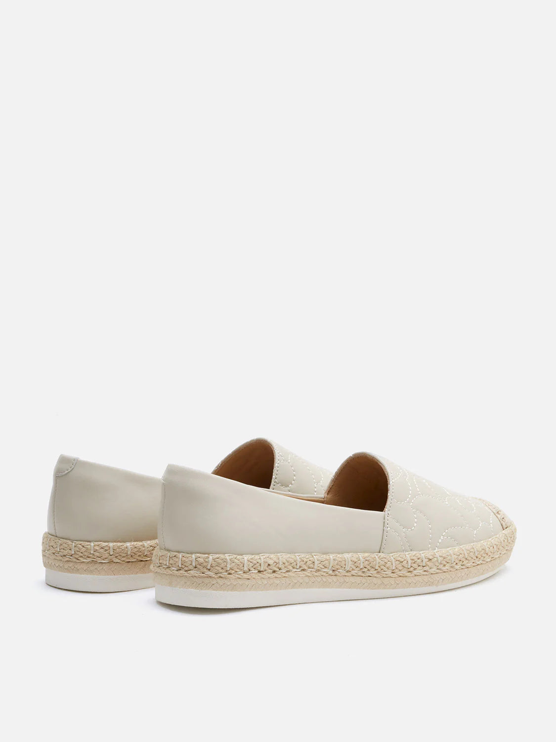 PAZZION, Zuma Quilted Espadrilles, Beige